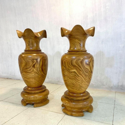 Lục Bình Nguyên Khối Gỗ Cẩm Vàng