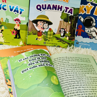 Sách- Combo 5 cuốn Sách 10 Vạn Câu Hỏi Vì Sao - Tủ sách Em yêu Khoa học (Phiên bản mới nhất)