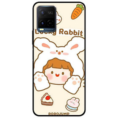 Ốp lưng dành cho Vivo Y21 - Vivo Y21s mẫu Búp Bê Thỏ Bánh