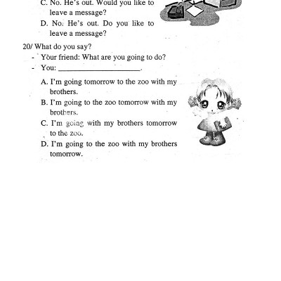 Bài Tập Trắc Nghiệm Tiếng Anh Lớp 8