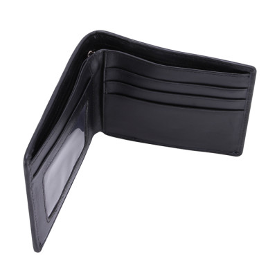 HC2222-23-24-46 - Ví nam Huy Hoàng da cá sấu đan viền gai màu đen, nâu đỏ, vàng bò, nâu đất