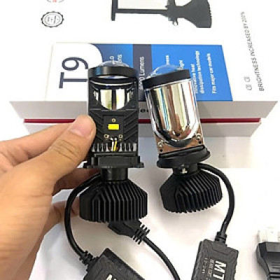 Đèn Pha LED Ô Tô Xe Máy T9 H4 Cắt Sáng Chống Chói: Bản Cao Cấp Cho Mọi Điều Kiện Đường Đi