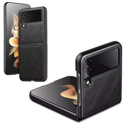 Ốp lưng dành cho Samsung Galaxy Z Flip 3 hiệu X Level vân carbon đẹp mỏng không bám vân tay chống va đập - Hàng nhập khẩu