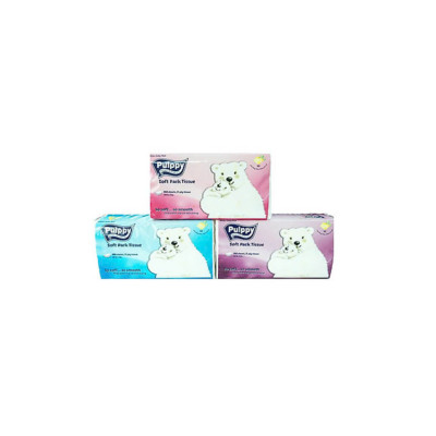 Khăn Giấy Rút Pulppy Polar Bear Bịch Khăn Giấy 180 Tờ 2 Lớp
