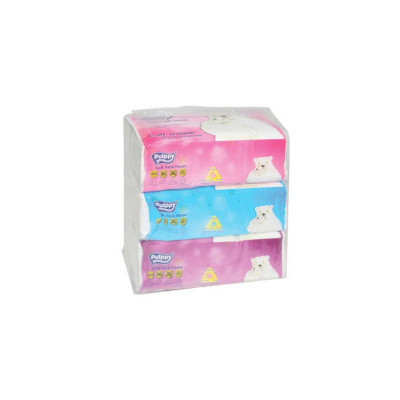 Khăn Giấy Rút Pulppy Polar Bear Bịch Khăn Giấy 180 Tờ 2 Lớp