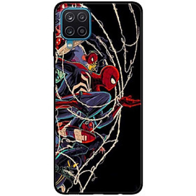 Ốp lưng cho Samsung A12 - A22 4G - Samsung F12 - M12 - Nhện Bắn Tơ - Hàng Chính Hãng