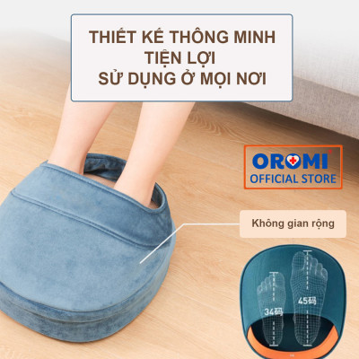 Máy massage chân ORM-S5 - Mát xa chân kết hợp nhiệt sưởi ấm - Dưỡng sinh đôi bàn chân