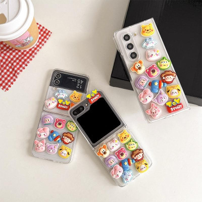 Ốp Lưng Nhựa Cứng Đính Charm TOY STORY Cho Samsung Z FLIP 6 / Z FLIP 5 / Z FOLD 6 / Z FOLD 5 - BUM STORE GALAXY CASE
