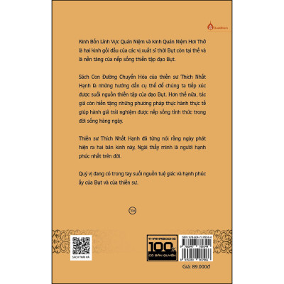 Con Đường Chuyển Hóa - Kinh Bốn Lĩnh Vực Quán Niệm