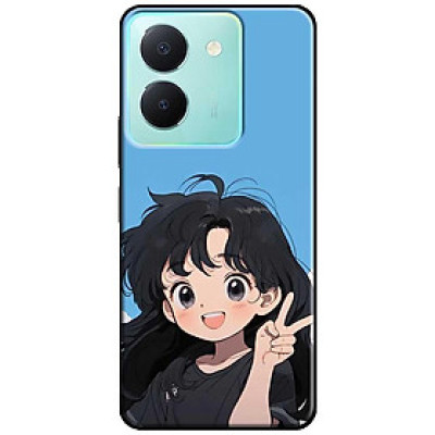 Ốp lưng cho Vivo Y03 - Y03T - Y18 - Y18S - Y18T - Y27 5G - Y28 4G - Y36 - Ảnh Đôi Say Hi - Hàng Chính Hãng
