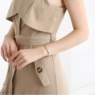 Vòng Tay Julius Hàn Quốc JSB078 Thép Không Gỉ - Thanh Lịch - Dịu Dàng