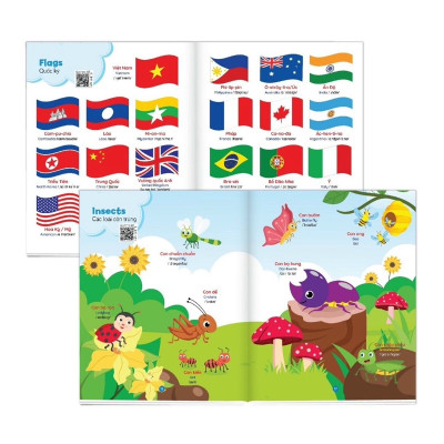 Sách - 900 Câu Giao Tiếp Tiếng Anh - Song Ngữ Việt Anh - Cẩm Nang Mẹ Học Cùng Con Mỗi Ngày Có File Nghe Quét Mã