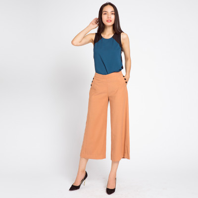  Áo Kiểu Sát Nách Thời trang thiết kế Hity TOP075 (Xanh Indigo)