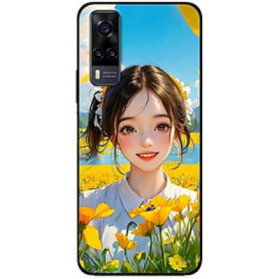 Ốp lưng cho Vivo V23e - Y31 - Y51 - Y55 - Y55s - Y55 2022 - Cánh Đồng Hoa Vàng - Hàng Chính Hãng