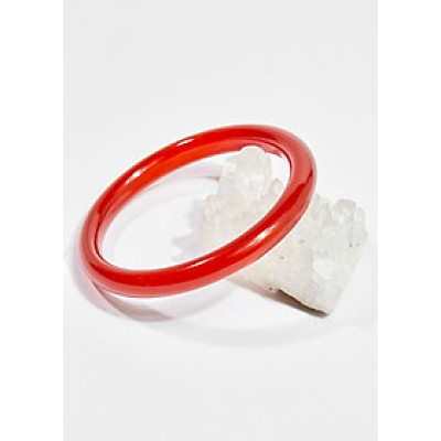 Vòng tay phong thủy đá mã não đỏ bản tròn mệnh hỏa , thổ - Ngọc Quý Gemstones