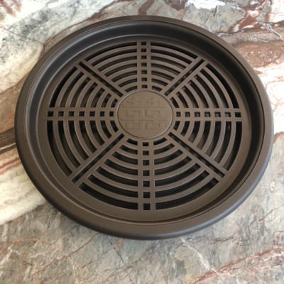 Khay đựng bộ ấm trà hình tròn bằng nhựa cứng - Đường kính 30 cm