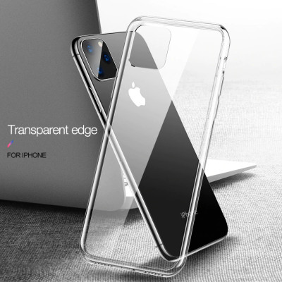 (Mua 1 tặng 1) Ốp lưng dẻo silicon cho iPhone 11 Pro Max (6.5 inch) hiệu Ultra Thin (siêu mỏng 0.6mm, chống trầy, chống bụi) - Hàng nhập khẩu
