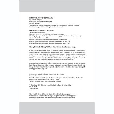 Marco Polo - Từ Venice Tới Thượng Đô