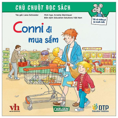Sách - Chú Chuột Đọc Sách - Conni Đi Mua Sắm