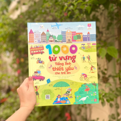 Sách 1000 Từ Vựng Tiếng Anh Thiết Yếu Cho Trẻ Em cho bé từ 3 tuổi - Đinh Tị Books