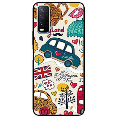 Ốp lưng dành cho Vivo Y20 - Y20s - Y12s mẫu Họa Tiết England