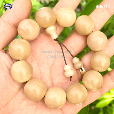 Vòng tay sừng đuôi Hồ Lô phong thủy (Đủ Size & màu) BH611 - Tĩnh tâm - May mắn hút Tài Lộc - Bracelet of HAHANCO