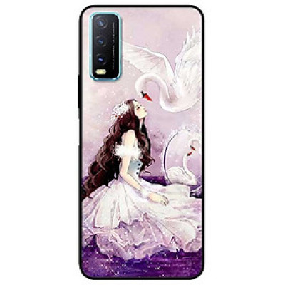 Ốp lưng dành cho Vivo Y20 - Y20s - Y12s mẫu Cô Gái Thiên Nga