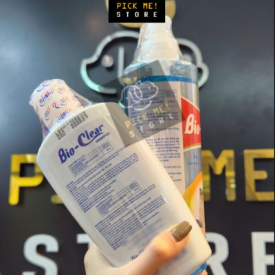 Sữa Tắm Bio Clear - Hỗ Trợ Viêm Da, Kích Ứng Da, Nấm Da Mượt Lông cho Chó Mèo