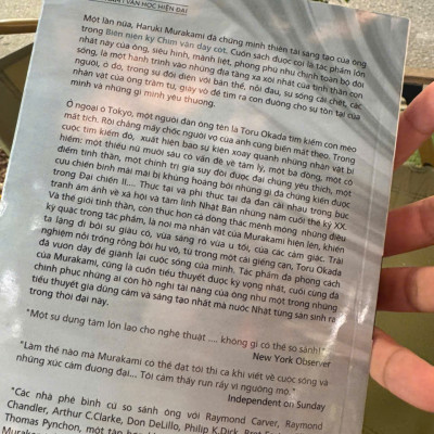 BIÊN NIÊN KÝ CHIM VẶN DÂY CÓT – Haruki Murakami – Trần Tiễn Cao Đăng dịch - Nhã Nam – NXB Hội Nhà văn