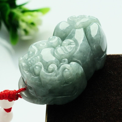 Dây Chuyền Tỳ Hưu Cẩm Thạch Tự Nhiên 