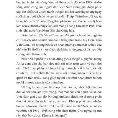 Sự thật về nạn đói năm 1945 (Qua tư liệu và ký ức lịch sử) bản in 2025