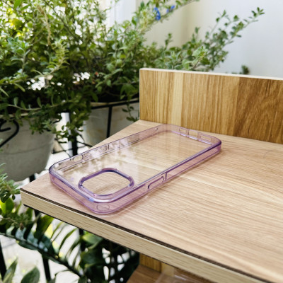 Ốp lưng Likgus dành cho iPhone 14 Plus trong viền màu tím - hàng chính hãng