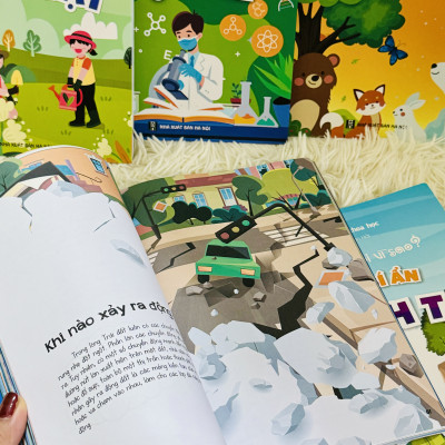 Sách- Combo 5 cuốn Sách 10 Vạn Câu Hỏi Vì Sao - Tủ sách Em yêu Khoa học (Phiên bản mới nhất)