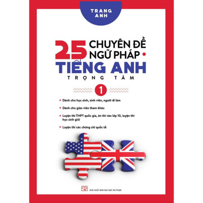 Sách - 25 Chuyên Đề Ngữ Pháp Tiếng Anh Trọng Tâm (Tập 1) - 2H Books