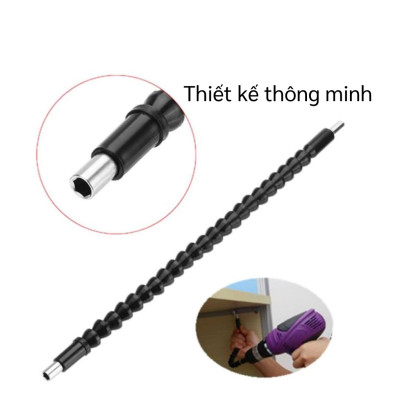 Trục Khoan Nối Dài - Dây kết nối mũi khoan Linh Hoạt Dụng Cụ Giữ Ốc Vít Máy Khoan