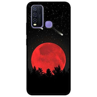 Ốp lưng dành cho Vivo Y30 - Y30i - Y50 mẫu Mặt Trăng Đỏ