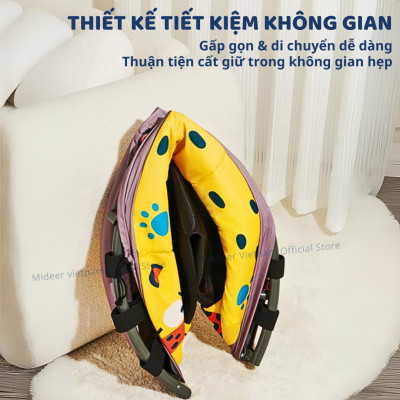 Trampoline cho bé gấp gọn nhà nhún Mideer Kids Trampoline