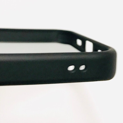 Ốp lưng cho iPhone 12 (6.1) và 12 Pro (6.1) hiệu Rock Guard Hybrid Glass Pc viền màu chống sốc - Hàng nhập khẩu