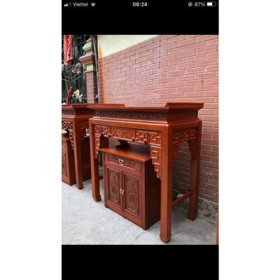 Án gian gỗ sồi Nga kt 153x 67x127 , giá báo chưa có bàn cơm, bàn cơm thêm 2tr500k