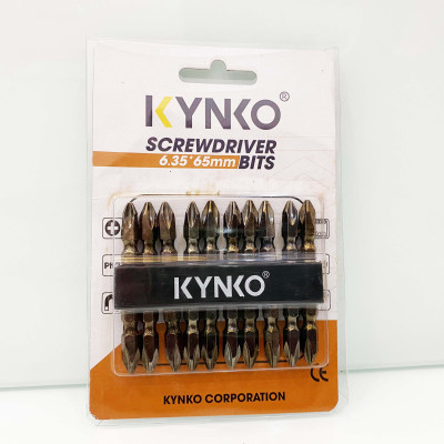 Mũi bắn vít 2 đầu PH2 chống sốc chiều dài 65mm MVKMXPH2 -65-V10-N4 KYNKO CHÍNH HÃNG