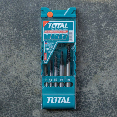 BỘ MŨI TARO LẤY ỐC GÃY 5 CHI TIẾT 3-18MM TOTAL TACSE0056