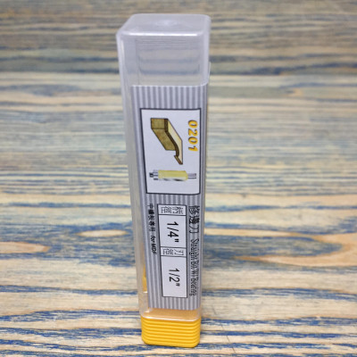 Mũi phay, mũi soi, mũi cắt cạnh thẳng ổ bi 1/4"x1/2" (D=12.70mm) Arden