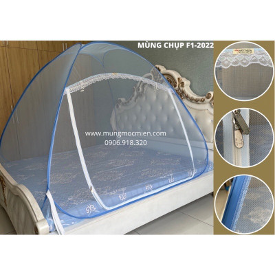 Màn Chụp Tự Bung Cao Cấp Mộc Miên Đỉnh Chóp - Kích thước 1,8mx2m - 1 cửa ( Hà Nội )