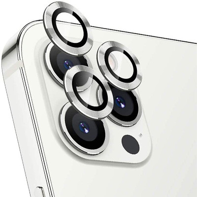 Bộ Lens cường lực Bảo Vệ Camera Trong Suốt dành cho iPhone 16 | 16 Pro | 16 Plus | 16 Pro Max hiệu Kuzoom Có Khung Hỗ Trợ Dán - Hàng chính hãng 