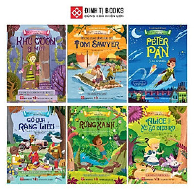 Sách - Tác Phẩm Kinh Điển Dành Cho Thiếu Nhi - Combo 6 Cuốn - Đinh Tị Books