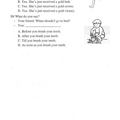 Bài Tập Trắc Nghiệm Tiếng Anh Lớp 8