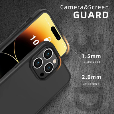 Ốp lưng nhám chống sốc viền silicon cho iPhone 14 Pro Max (6.7 inch) hiệu X-Level Frosted Sand Case mặt lưng nhám mờ, gờ bảo vệ Camera - hàng nhập khẩu