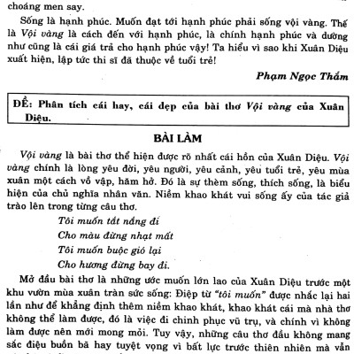 Các Dạng Tập Làm Văn 11