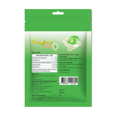 Viên ngậm thảo dược giảm ho, viêm họng, rát cổ Eugica (Gói 15 viên)