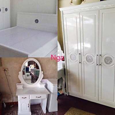 Combo giường , tủ , bàn phấn